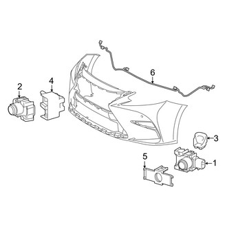 Lexus OE - Front Bumper & Grille - Bumper & Components (Electrical Components)