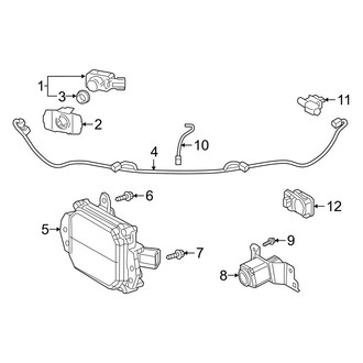 Lexus OE - Front Bumper & Grille - Electrical Components (USA Built)