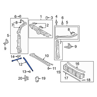 Lexus OE - Radiator Support Panel Brace