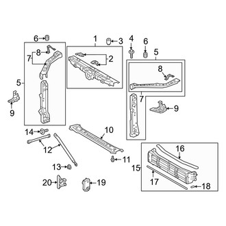 Lexus OE - Radiator Support (Japan Built)
