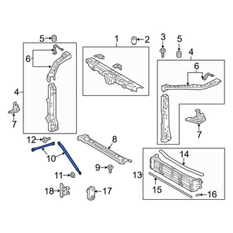 Lexus OE - Radiator Support Panel Brace