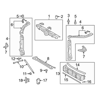 Lexus OE - Radiator Support (USA Built)