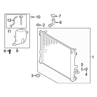 Lexus OE - Engine Coolant Reservoir Bolt