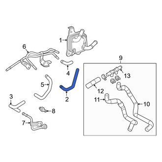 Lexus OE - Automatic Transmission Oil Cooler Hose
