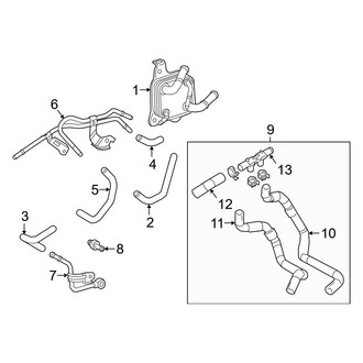 Lexus OE - Cooling - Trans Oil Cooler (Base / F Sport / Luxury / Ultra Luxury)