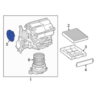 Lexus OE - Front HVAC Air Adjustment Control Motor