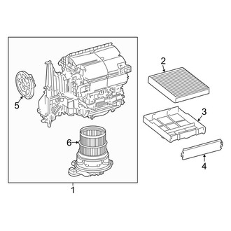 Lexus OE - Air Conditioner & Heater - Blower Motor & Fan
