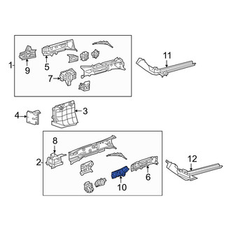 Lexus OE - Left Frame Side Member Bracket