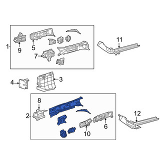 Lexus OE - Front Left Frame Side Member Assembly