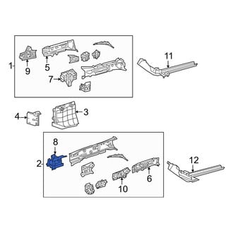 Lexus OE - Front Left Frame Rail End