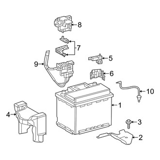 Lexus OE - Electrical - Battery (Conventional)
