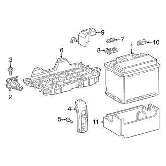 Lexus OE - Electrical - Battery (Conventional)