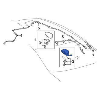 Lexus OE - Radio Antenna Assembly