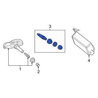 Lexus OE - Tire Pressure Monitoring System (TPMS) Sensor Service Kit