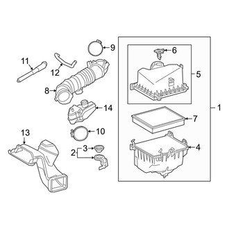 Lexus OE - Engine / Transaxle - Air Intake (USA Built)