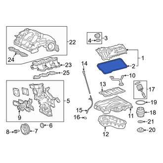 Lexus OE - Engine Valve Cover Gasket