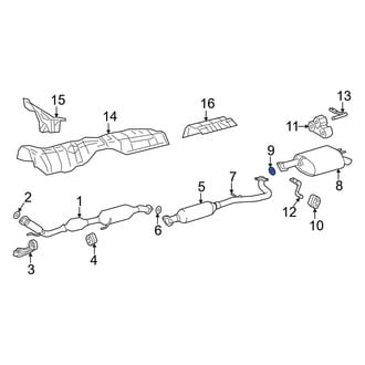 Lexus OE - Exhaust Crossover Gasket