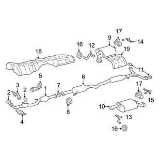 Lexus OE - Exhaust System - Exhaust Components