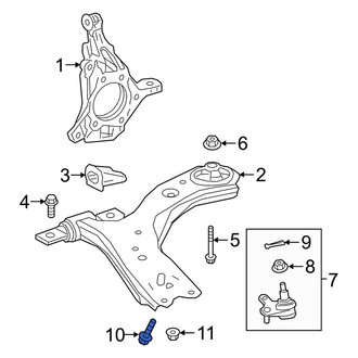 Lexus OE - Outer Suspension Control Arm Bolt