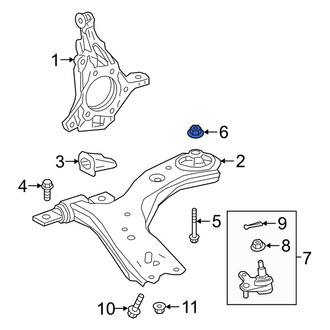 Lexus OE - Suspension Control Arm Nut