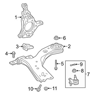 Lexus OE - Front Suspension - Suspension Components
