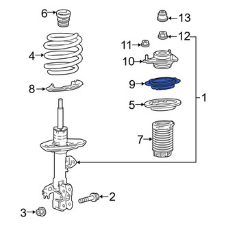 Lexus OE - Front Suspension Strut Bearing