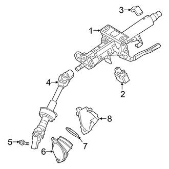 Lexus OE - Steering Column Assembly (Manual Tilt)