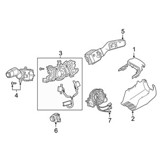 Lexus OE - Steering Column - Shroud, Switches & Levers