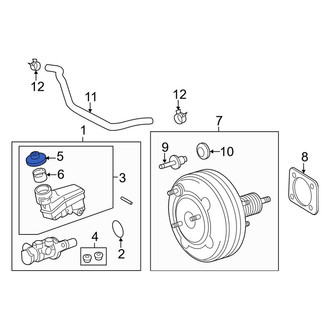 Lexus OE - Brake Master Cylinder Reservoir Cap