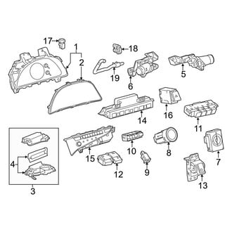 Lexus OE - Instrument Panel - Cluster & Switches