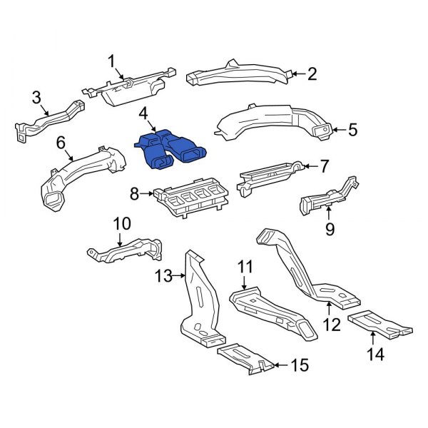 Instrument Panel Air Duct