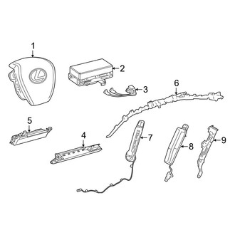 Lexus OE - Restraint Systems - Air Bag Components (Air Bags)