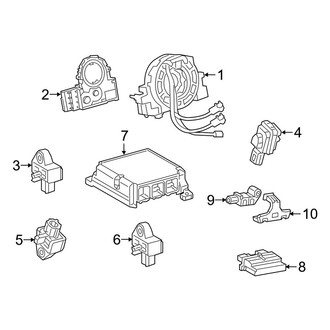 Lexus OE - Restraint Systems - Air Bag Components (Modules & Sensors)