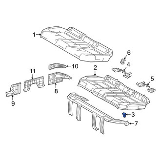 Lexus OE - Rear Seat Cushion Clip