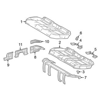 Lexus OE - Seats & Tracks - Rear Seat Components (Seat Cushion Components)