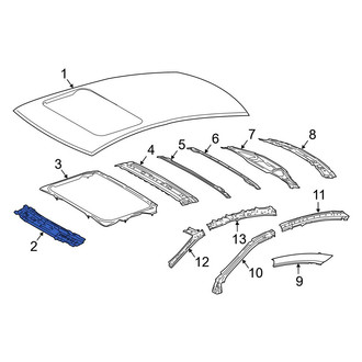 Lexus OE - Front Roof Header Panel