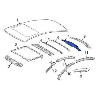 Lexus OE - Rear Roof Bow