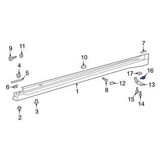 Lexus OE - Stone Deflector Clip