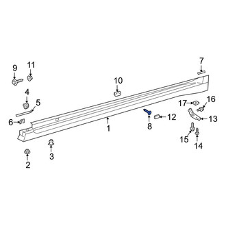 Lexus OE - Rocker Panel Molding Screw