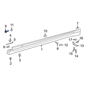 Lexus OE - Fender Liner Screw