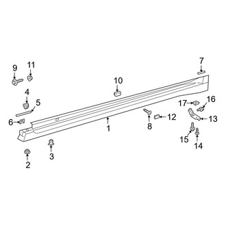 Lexus OE - Pillars, Rocker & Floor - Exterior Trim