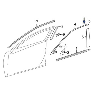 Lexus OE - Door Reveal Molding Rivet