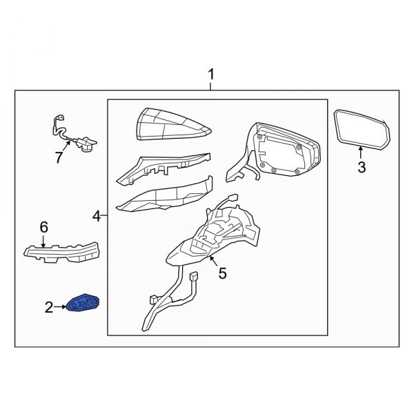 Door Mirror Gasket