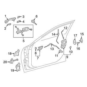 Lexus OE - Front Door - Lock & Hardware
