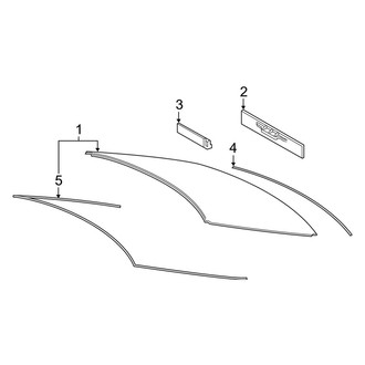 Lexus OE - Back Glass - Glass (USA Built)