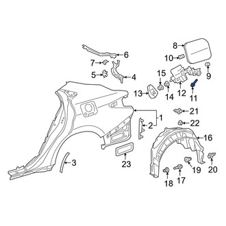 Lexus OE - Fuel Filler Door Rivet