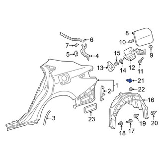 Lexus OE - Fender Liner Retainer