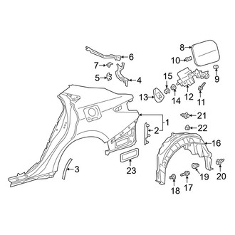 Lexus OE - Quarter Panel & Components