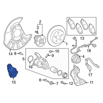 Lexus OE - Rear Parking Brake Actuator