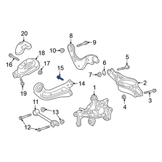 Lexus OE - Suspension Trailing Arm Bolt